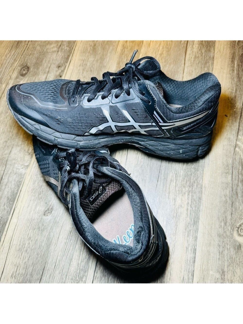 Asics Kayano 22 Men’s Black Sneakers SZ 11 - Picture 8 of 12